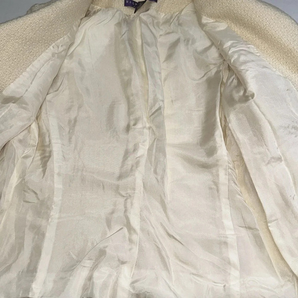 Ralph Lauren Collection Purple Label Wool Tweed Jacket Blazer Womens 10 Luxury - Picture 8 of 14